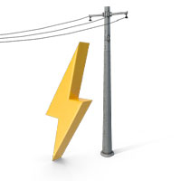 Poste de Energia Padrão